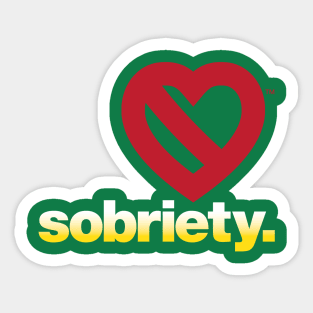 DontHeart sobriety Sticker